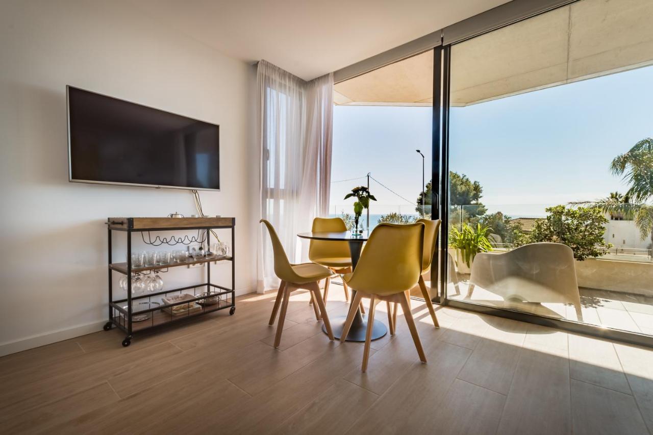 Modern Sea Front Sea Waves Apartment Alicante Exterior foto