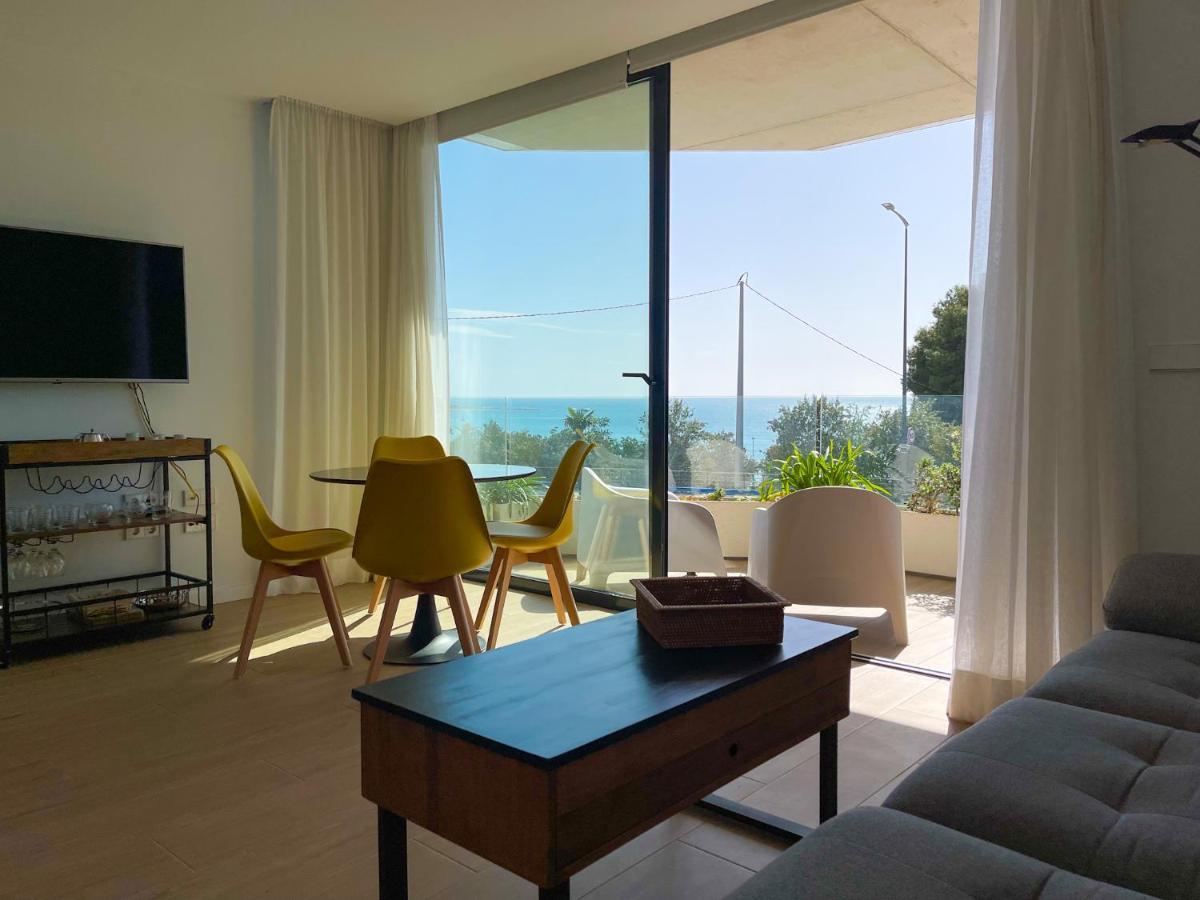 Modern Sea Front Sea Waves Apartment Alicante Exterior foto